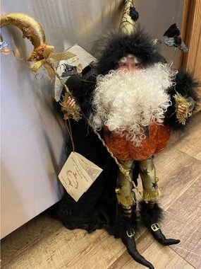 MARK ROBERTS HALLOWEEN NITE FAIRY LE 953/2500MYSTICAL PUMPKIN WIZARD